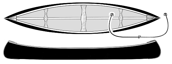 Chippewa cold-mold canoe