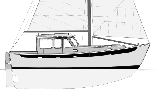 Kodiak motor sailer plans and patterns