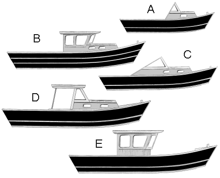 Dory Cabin line drawings