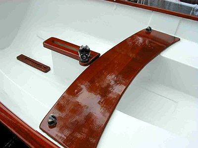 Bull's Eye home built sailboat daggerboard trunk