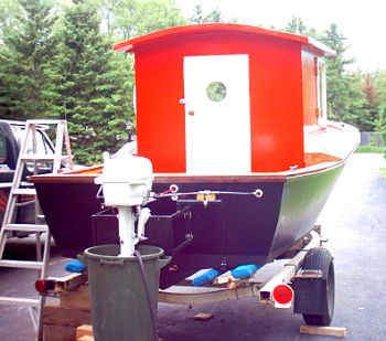 Sherwood Queen view from the transom