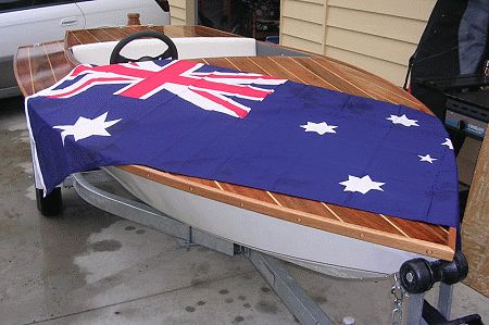 Dyno Jet with Australian flag