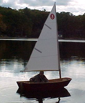 8-Ball under sail