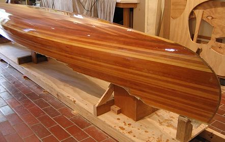 Stripper canoe built from Glen-L plans