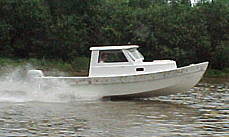 Cabin Skiff launched