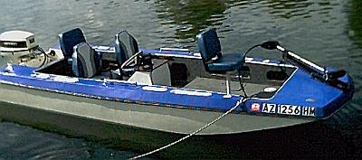 Port side showing seat.