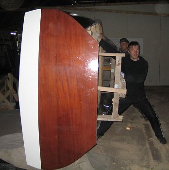 Turning the hull