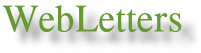 WebLetters logo