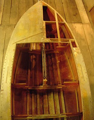 Glen-L 14 sailboat being restored by Michael E. Davis Sr.