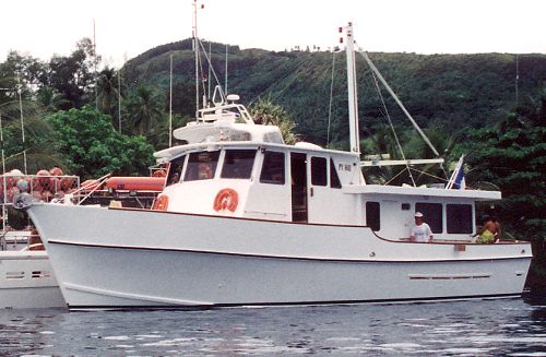 Klondike at anchor