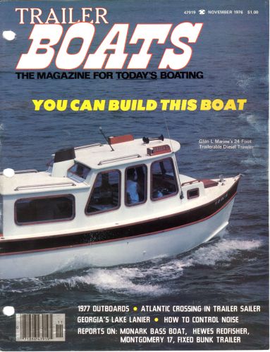 Trailer Boats magazine 11-76, Hercules Cover