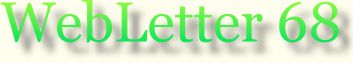 WebLetter 68 logo