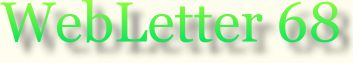 WebLetter 68 logo