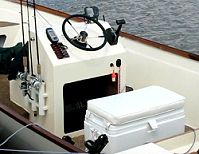 Console Skiff cooler seat