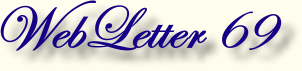 WebLetter 69 logo