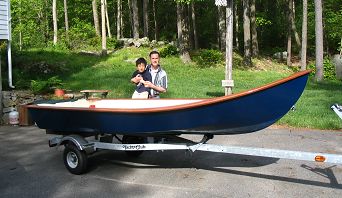 Power Skiff on the trailer