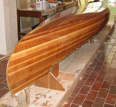Stripper canoe built from Glen-L plans