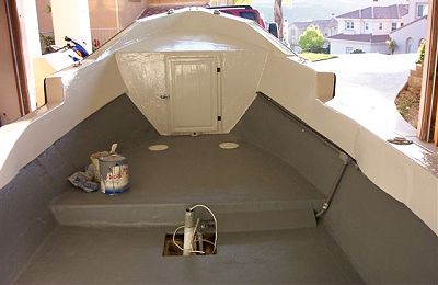 View of storage compartment